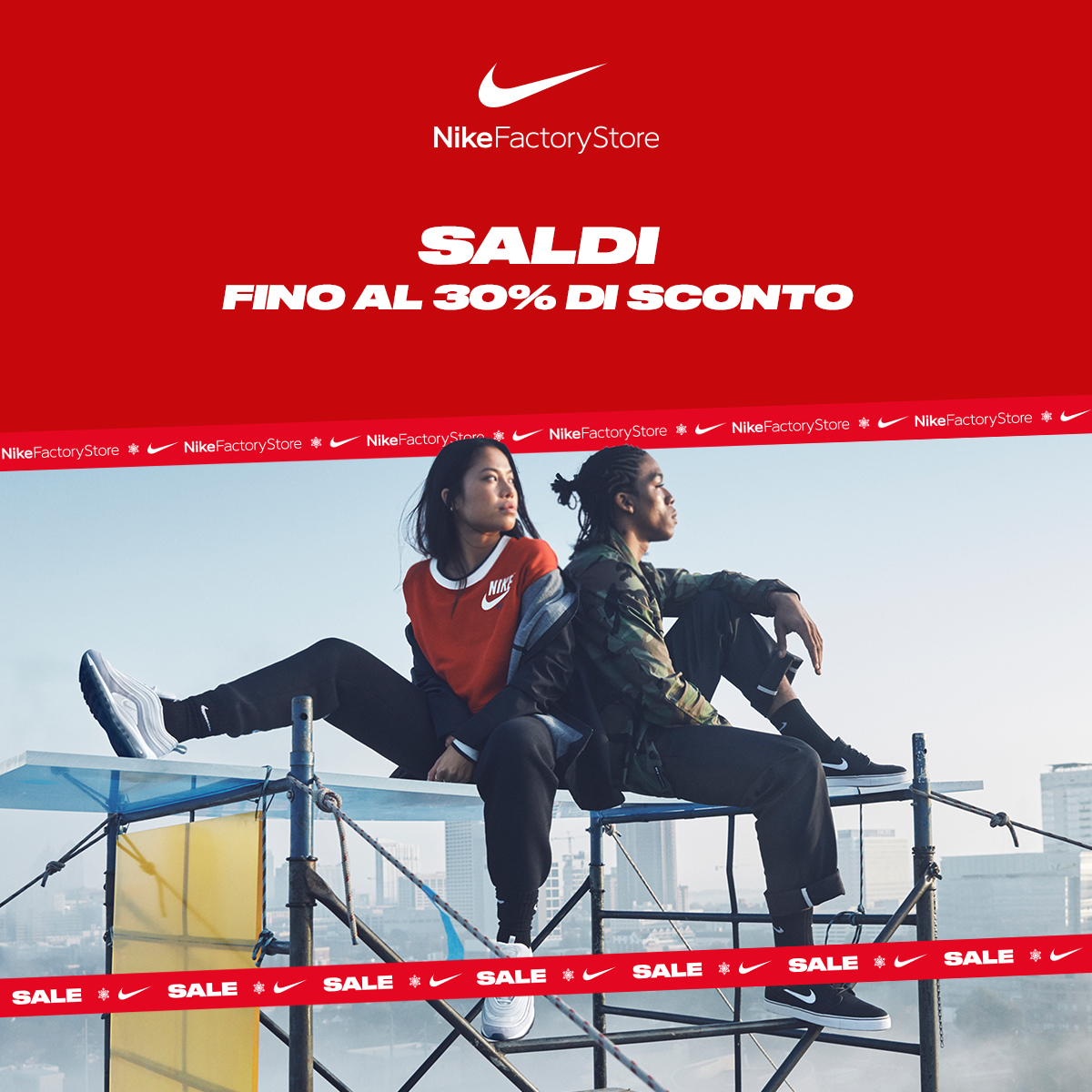Saldi Nike store | Parma Retail
